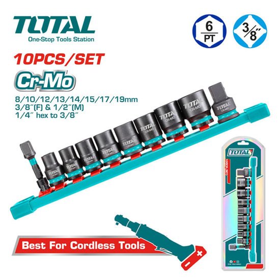 10 Pcs 3/8"DR. impact socket set