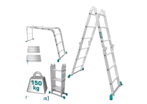 Échelle Multi-Usage en Aluminium avec Plateformes (4x3)