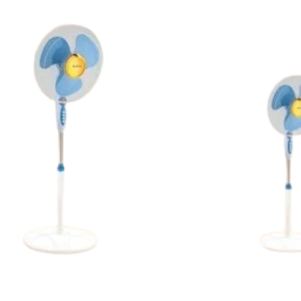 Ventilateur sur Pied 16" – Bleu & Blanc