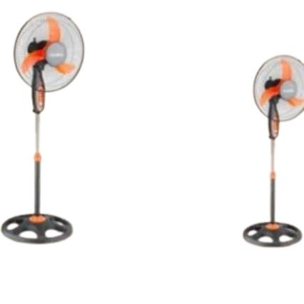 Ventilateur sur Pied 16" – Noir et Orange