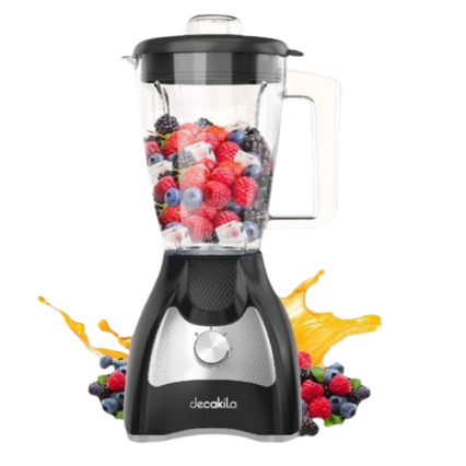 Blender Decakila 1.5L – Noir et Argent