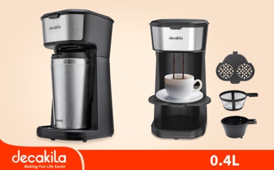 Single serve drip coffee machine
