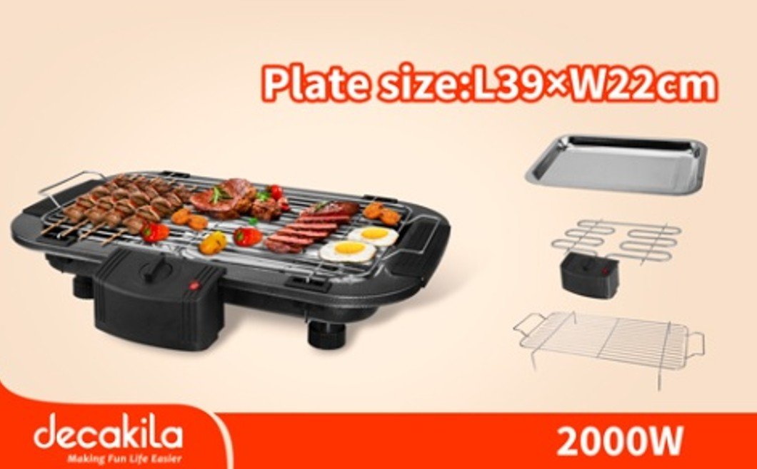Electric barbecue grill