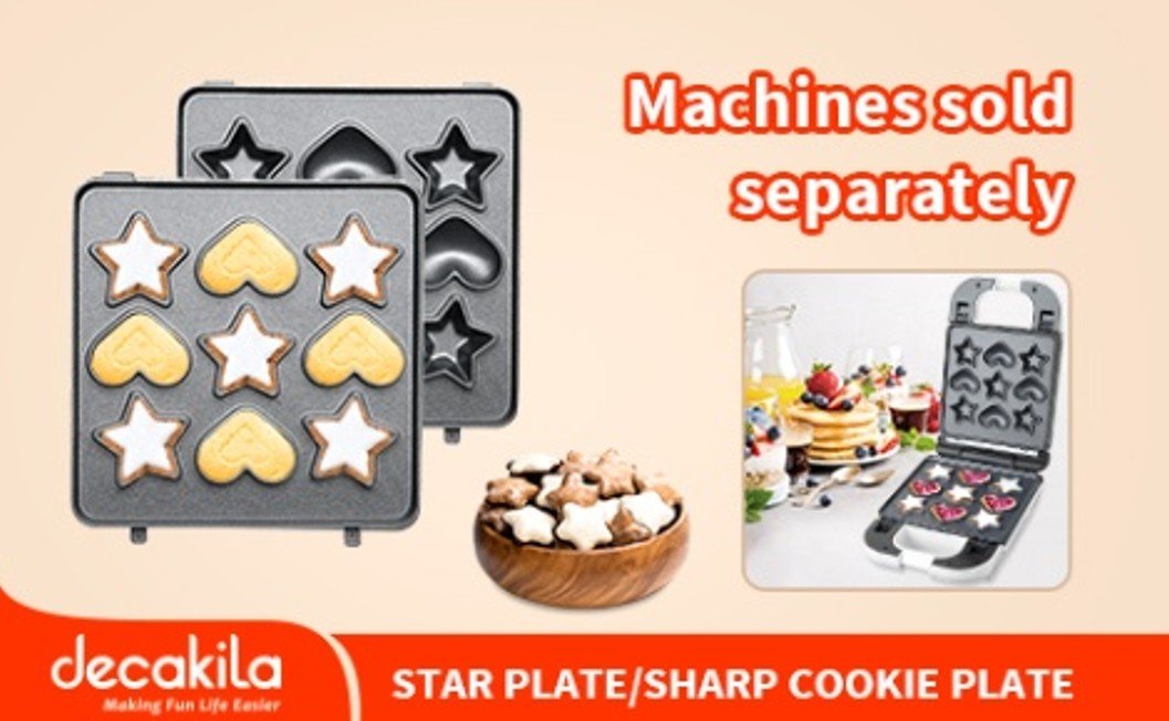 Star plate sharp cookie plate