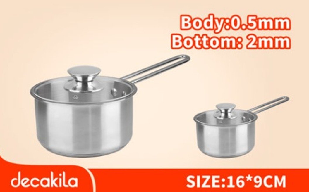 Stainless steel sauce pan