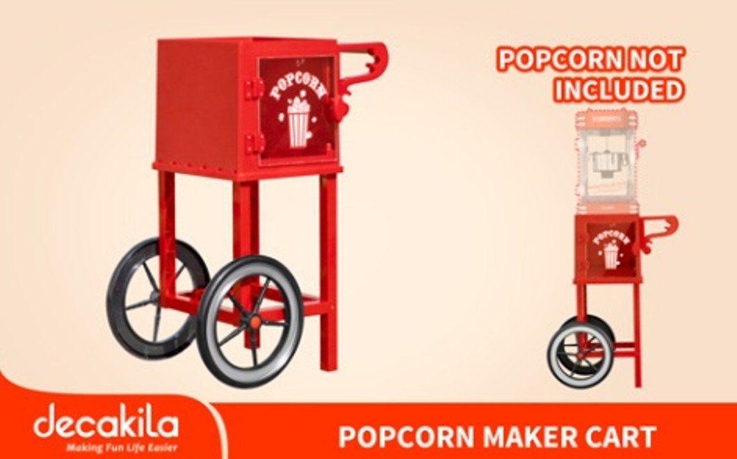 Popcorn maker cart
