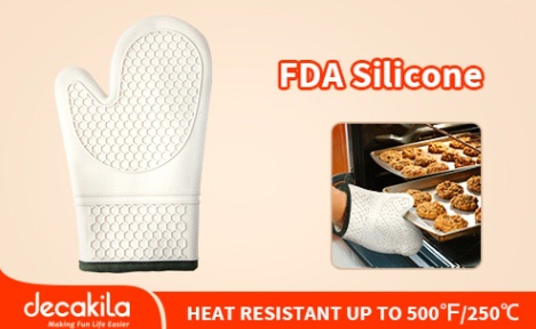 Silicone oven mitts