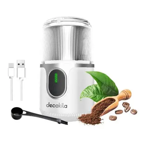 Moulin A Cafe Sans Fil 40g Decakila BLANC