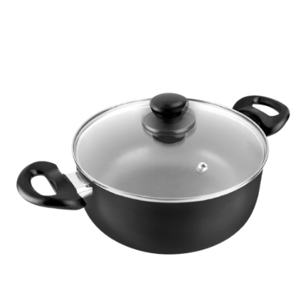Faitout Decakila 24cm Noir – Induction et Antiadhésif