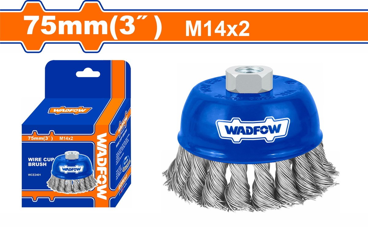 Wire cup brush