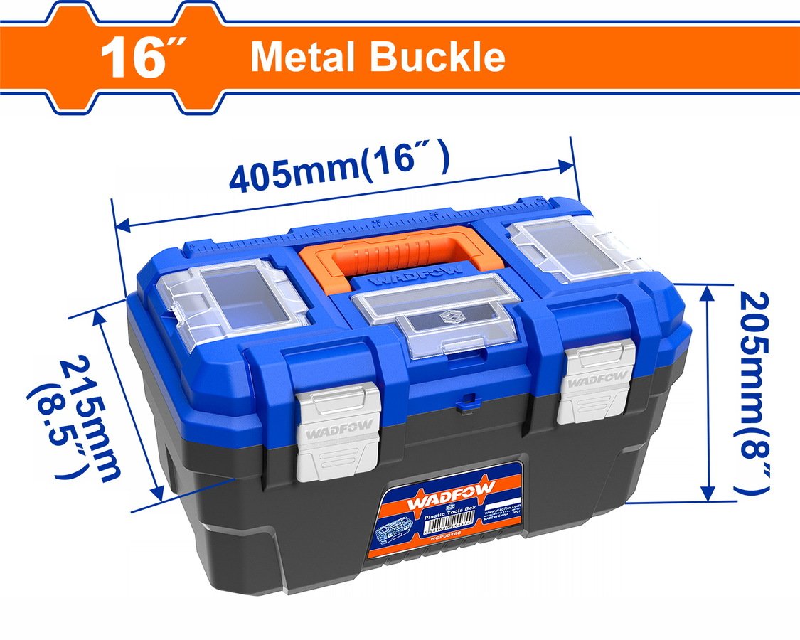 16" Plastic tool box