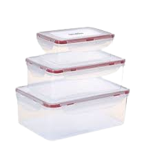 Set de 3 Boîtes Hermétiques Decakila – Rectangulaires