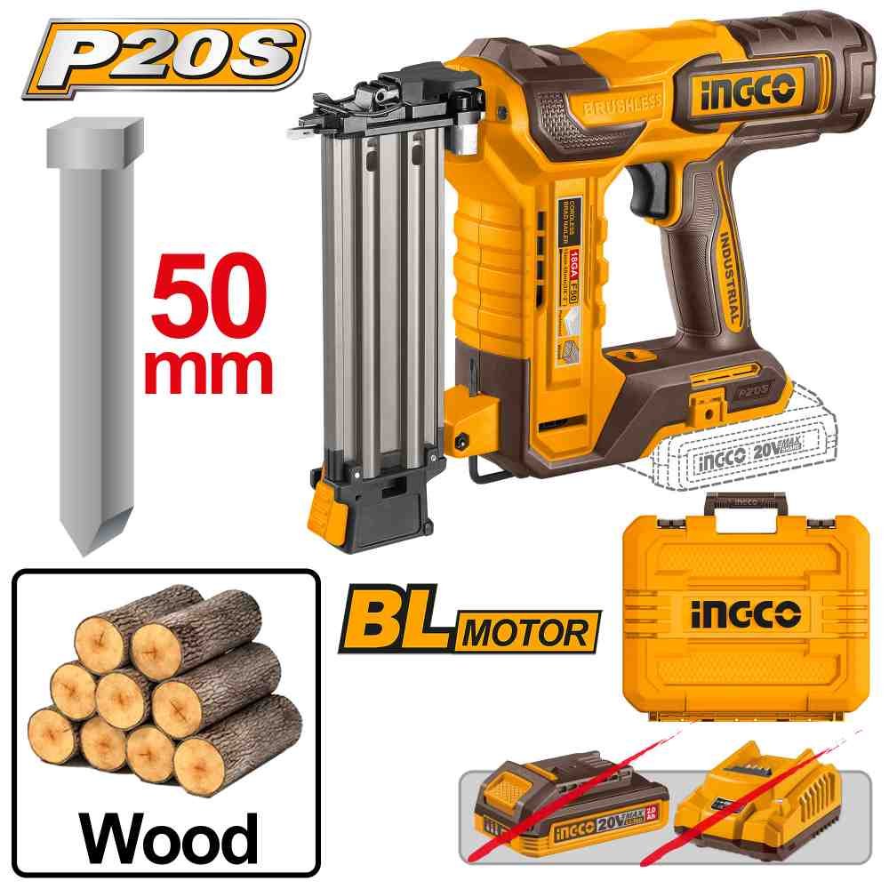 Cordless brad nailer