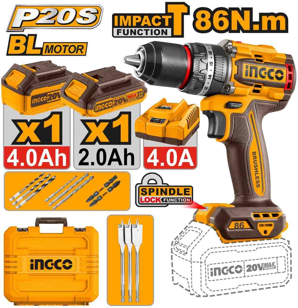 Brushless cordless impact drill
