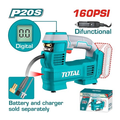 Cordless auto air compressor