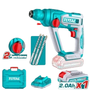 Perforateur Sans Fil 20V TOTAL - Compact & SDS Plus
