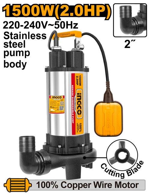 Sewage submersible pump