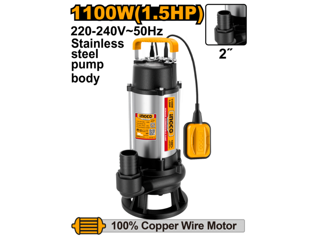 Pompe Submersible pour Eaux Usées - SPDS10068