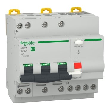 Interrupteur  Differentiel  3P+N 25A 30m