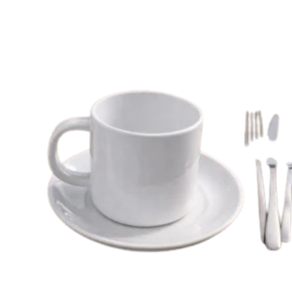 Ensemble tasse et soucoupe Incassable
