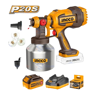Pistolet à  Peinture avec 2Batteries  CSGLI200414