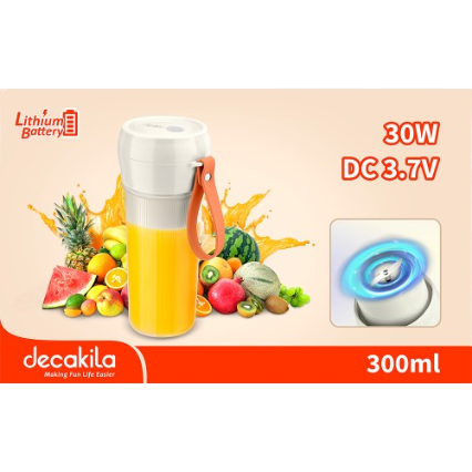 Mini Blender Portable Decakila 300ml – 30W Rechargeable